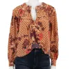 Ulla Johnson Aria Blouse In Garden Rose In Multi