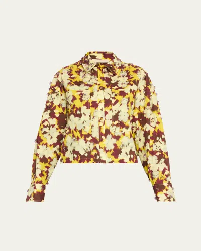 Ulla Johnson Aria Blouse Acacia In Aca Acacia