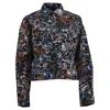Ulla Johnson Aria Printed Blouse In Multicolor Cotton In Multi