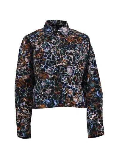 Pre-owned Ulla Johnson Aria Printed Shirt In Black