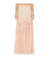 Ulla Johnson Aris Lace Maxi Skirt In Pink