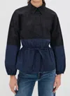 Ulla Johnson Arlo Jacket In Twilight Colorblock In Multi