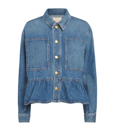 Ulla Johnson Arquette Denim Jacket In Blue
