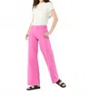 Ulla Johnson Asher Wide Leg Jeans In Cosmos In Pink