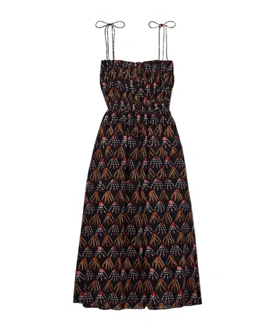 Ulla Johnson Asli Printed Dress In Brown