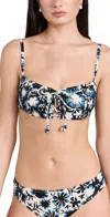 ULLA JOHNSON ATRANI BIKINI TOP SUNPRINT COMBO