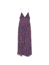 Ulla Johnson Atrani Silk Gown In Purple