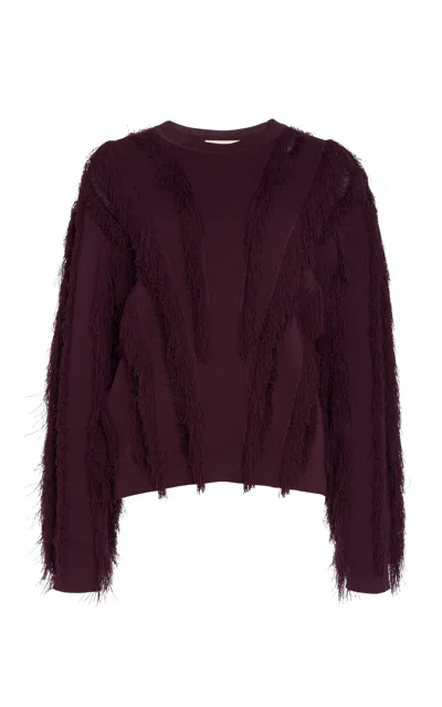 Ulla Johnson Aubree Pullover In Burgundy