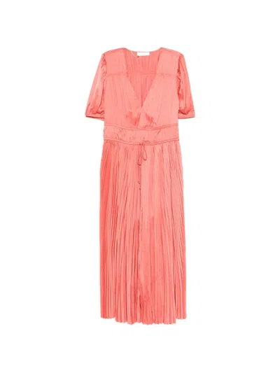 Ulla Johnson Audra Puff Sleeve Dress In Orange