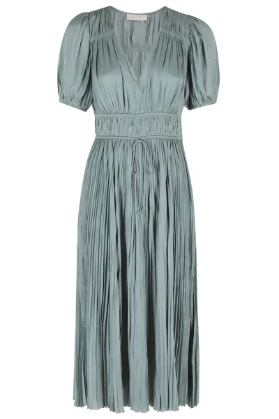 Ulla Johnson Audra Puff Sleeve Dress In Blue