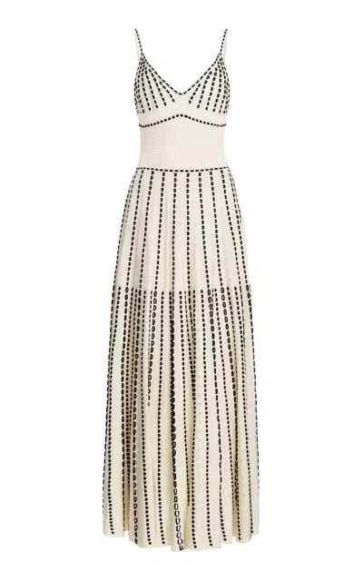 Ulla Johnson Audrey Patterned Knit Maxi Dress In Multi