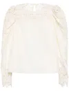 Ulla Johnson Aura Blouse In Neutrals