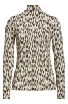 Ulla Johnson Aurelia Funnel Neck Jersey Top In Neutral