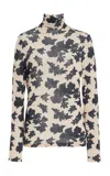 Ulla Johnson Aurelia Jersey Top In Multi