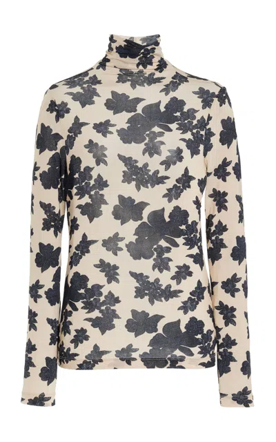 Ulla Johnson Aurelia Jersey Top In Multi