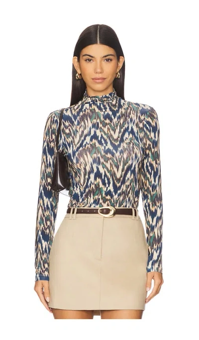 Ulla Johnson Aurelia Long Sleeve Turtleneck In Gray