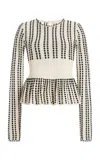Ulla Johnson Avelina Patterned Knit Top In Multi