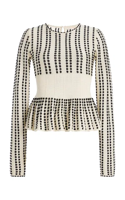 Ulla Johnson Avelina Patterned Knit Top In Multi