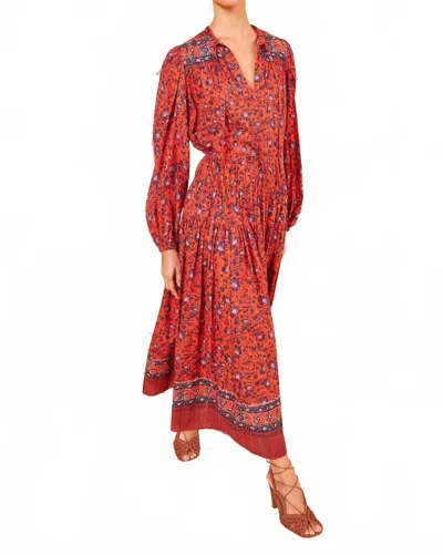 Ulla Johnson Avia Skirt In Poppy In Red
