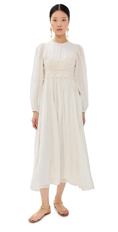 Ulla Johnson Aviva Dress Pristine In White