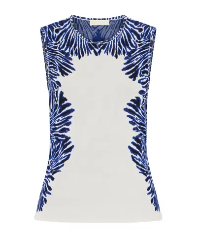 Ulla Johnson Aylin Jacquard-knit Tank In White