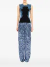 Ulla Johnson Aylin Knitted Jacquard Tank Top In Black