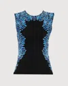 Ulla Johnson Aylin Knitted Jacquard Tank Top In Blue