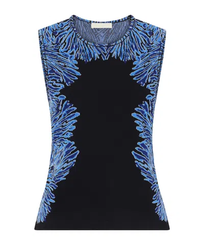 ULLA JOHNSON ULLA JOHNSON AYLIN KNIT JACQUARD TOP