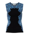 Ulla Johnson Aylin Knitted Jacquard Tank Top In Black