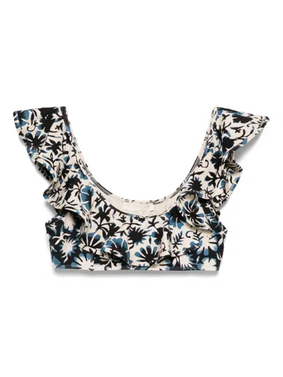 Ulla Johnson Azores Bikini Top In Neutrals