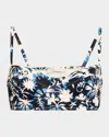 Ulla Johnson Azores Bikini Top In Sunprint Combo