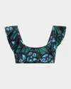 Ulla Johnson Azores Bikini Top In Urchin