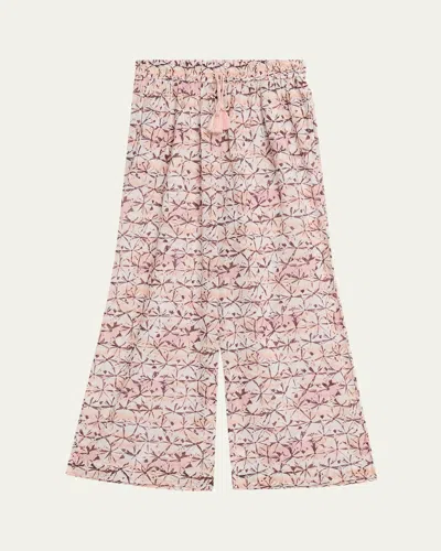 Ulla Johnson Azra Coverup Pants In Purple