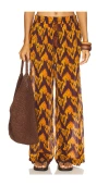Ulla Johnson Azra Print Wide Leg Cover-up Pants