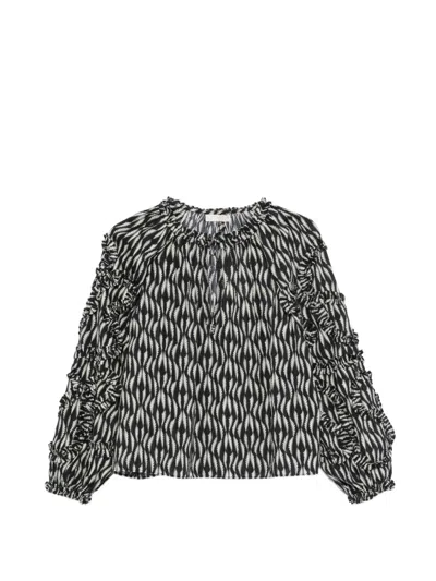 Ulla Johnson Azrou Blouse In Black