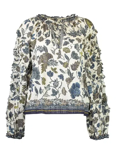 Ulla Johnson Azrou Floral-print Blouse In Multi