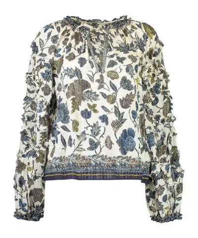 Ulla Johnson Azrou Floral Print Cover-up In Multi