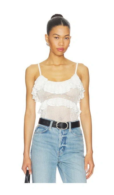 ULLA JOHNSON BANIA KNIT BODYSUIT