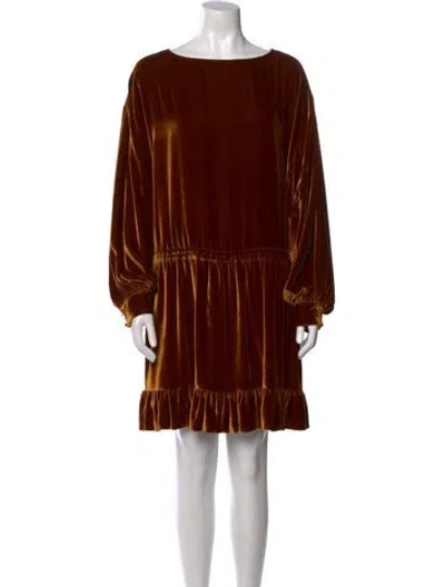 Pre-owned Ulla Johnson Bateau Neckline Mini Dress