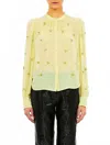 Ulla Johnson Bea Blouse In Citron In Yellow