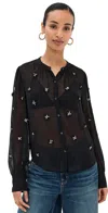 Shop Ulla Johnson Bea Blouse Noir