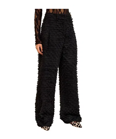 Ulla Johnson Beatrix Wide Leg Trouser In Animal Print