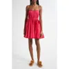 Ulla Johnson Beatriz Lace-trim A-line Mini Dress In Cosmos