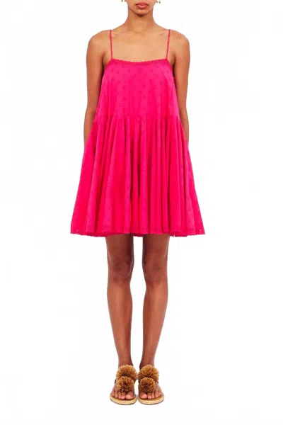 Ulla Johnson Beatriz Mini Dress In Cosmos In Pink