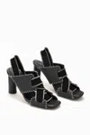 Ulla Johnson Bianca Elastic High Heel In Noir In Black