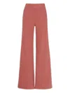 Ulla Johnson Bianca Flared High-waist Jeans In Red