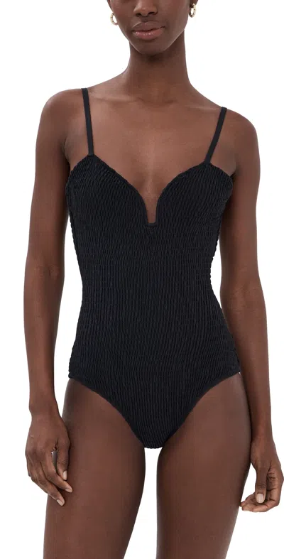 Ulla Johnson Biarritz Maillot One Piece Noir In Black