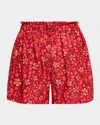 Ulla Johnson Bijou Shorts In Coral
