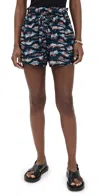 Ulla Johnson Bijou Shorts Lazuli In Lazuli