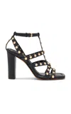 Ulla Johnson Bijou Studded Leather Sandals In Black